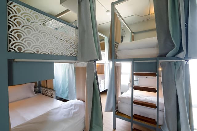 10 People in 10-Bunk Bed Dormitory - Mixed
