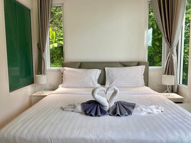 Deluxe Apartment, 2 Bedrooms, Mountain View, Mountainside