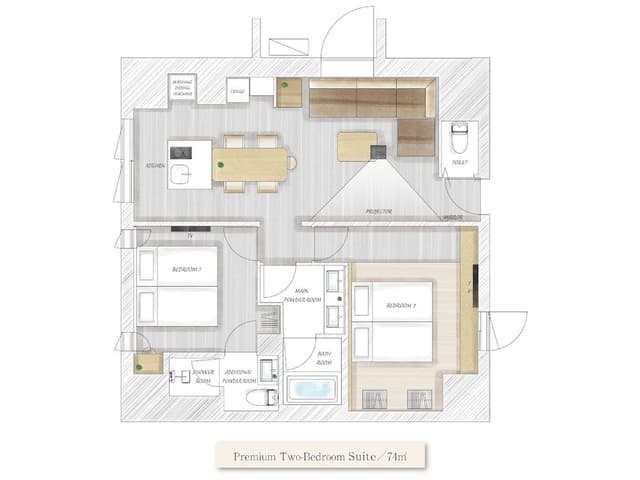Premium Two-Bedroom Suite