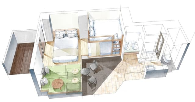 Deluxe Family Room Max7 Comfort4, Non Smoking