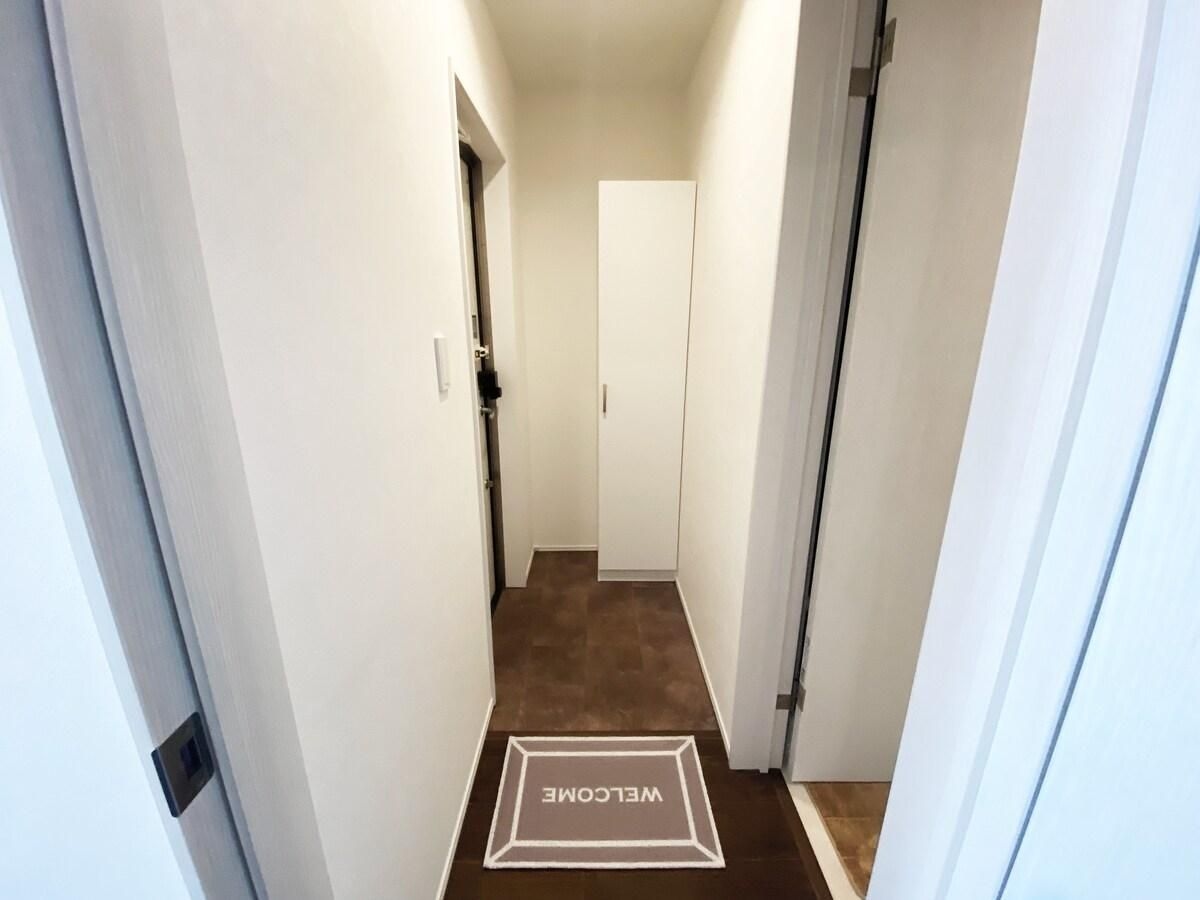 อพาร์ตเมนต์ 1 ห้องนอน 1 ห้องน้ำส่วนตัว ขนาด ตร.ม. – อาซากูซะ (Skytree & Asakusa in front Newly built clean apt)3