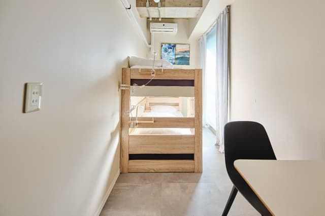 Female Only Twin Room with Shared Bathroom