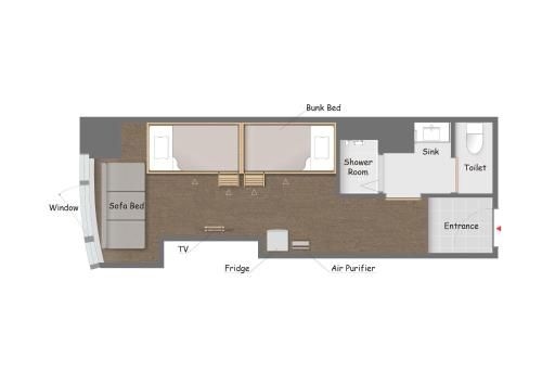 แกรนด์ โฮสเทล แอลดีเค โตเกียว นิชิกาไซ (Grand Hostel Ldk Tokyo Nishikasai)4