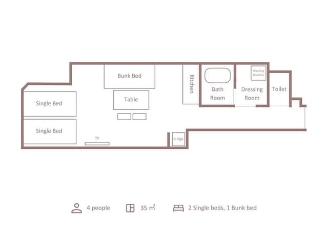 Moderate 4Bed