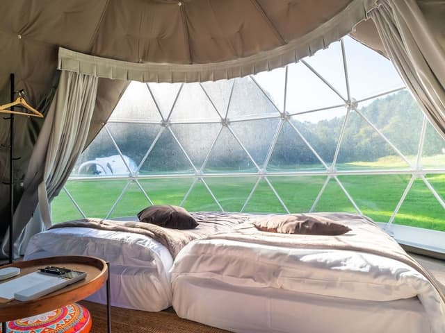 Single Dome, 2 Beds Check-in: 2:00 PM / Check-out: 10:00 AM.