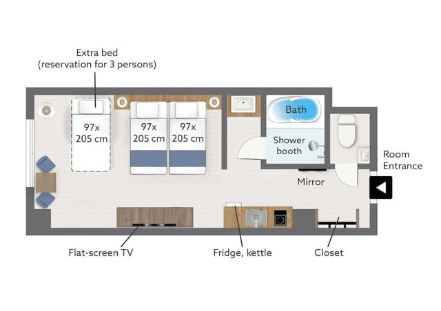 Residence Twin, Non Smoking