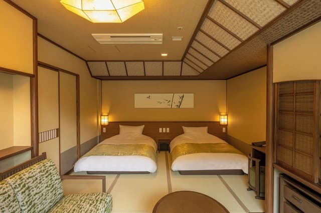 Twin Room 36sq, Non Smoking, Road side, with Hot Spring Bath