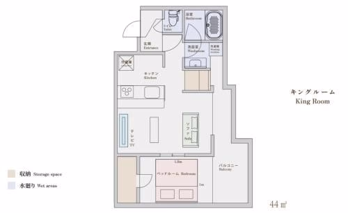 โรงแรมทานิมาชิคุง วี นัมบะ 28 (Tanimachi-kun Hotel WE Namba 28)0
