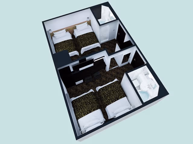 Connecting Room 4beds Non-Smoking