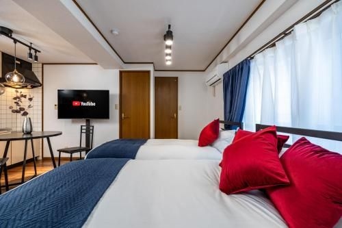 อพาร์ตเมนต์ 1 ห้องนอน 1 ห้องน้ำส่วนตัว ขนาด 30 ตร.ม. – นัมบะ (Arita heights namba 206)2