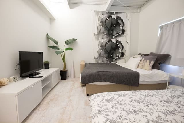 Double Room, 1 Double Bed with Sofa bed, Non Smoking, Shared Bathroom