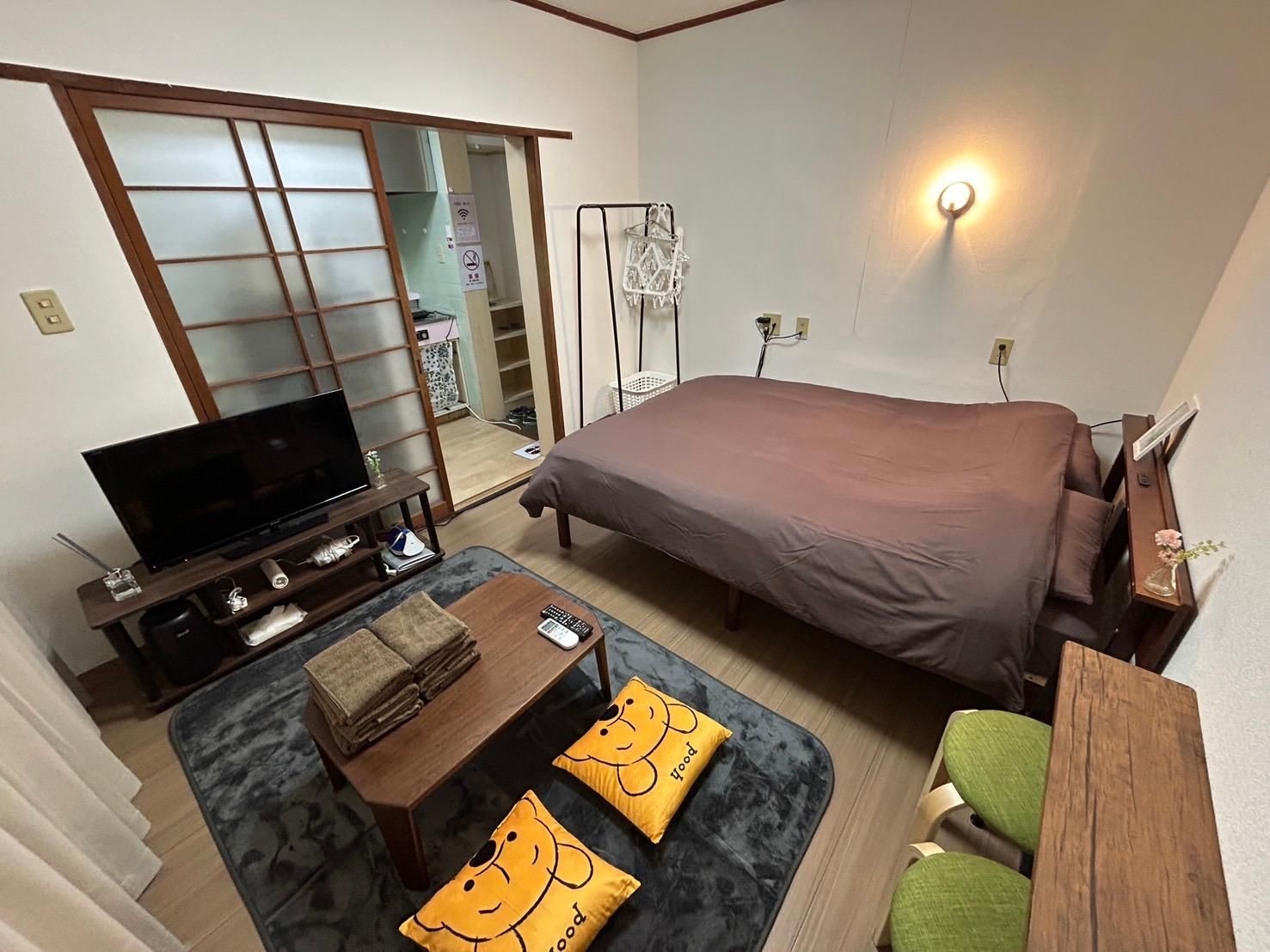 อพาร์ตเมนต์ 1 ห้องนอน 1 ห้องน้ำส่วนตัว ขนาด 20 ตร.ม. – ดาไซฟุ (Guest House Happy Highness Dazaifu)3
