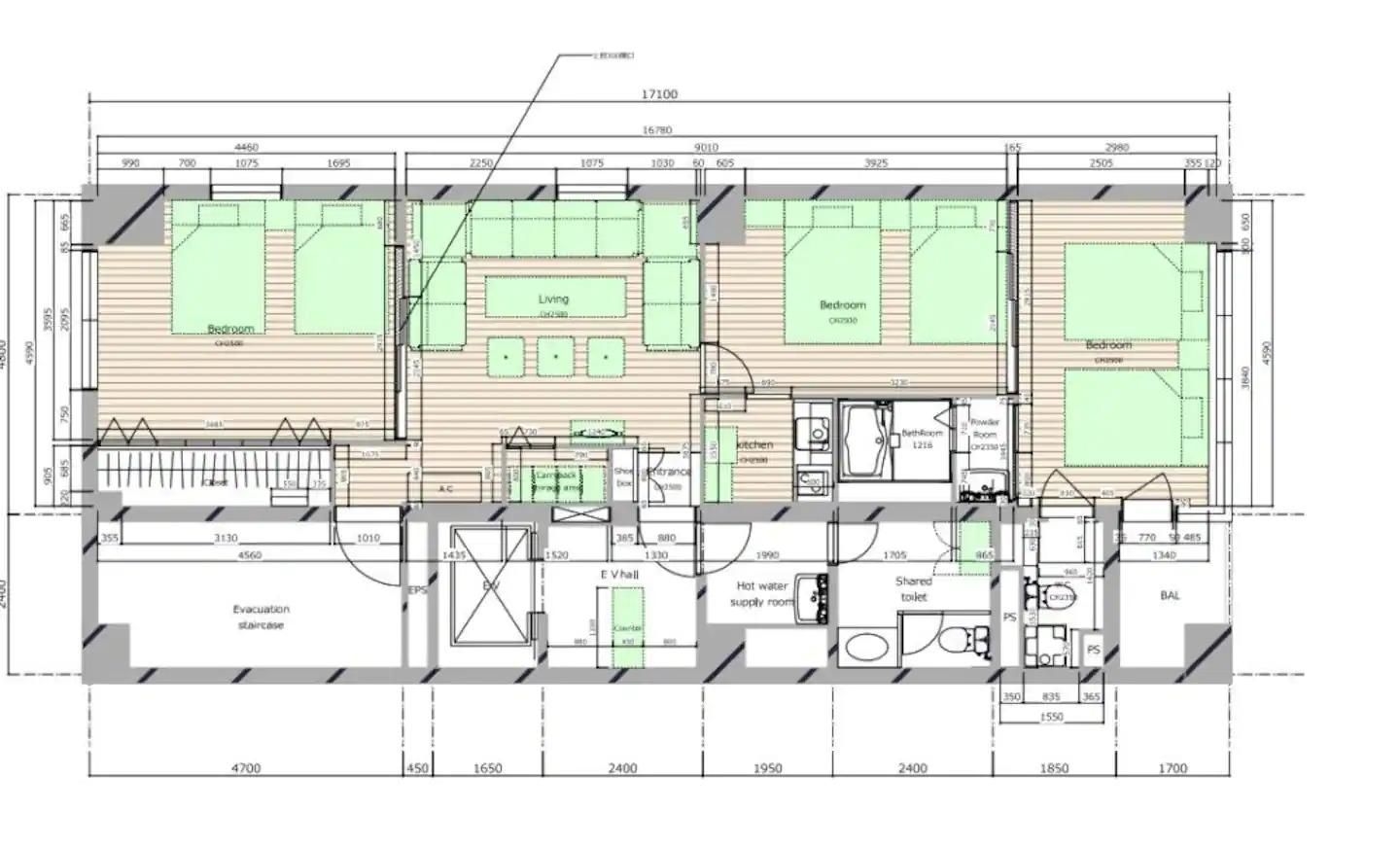 ฮิโระ บิลดิ้ง อพาร์ตเมนต์ สเตย์ (HIRO Building Apartment Stay)3