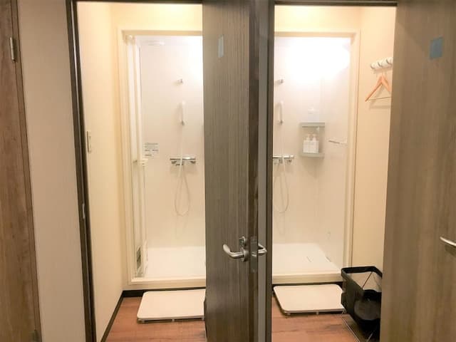 Double-size Cabin Bed Dormitory with Shared Bathroom