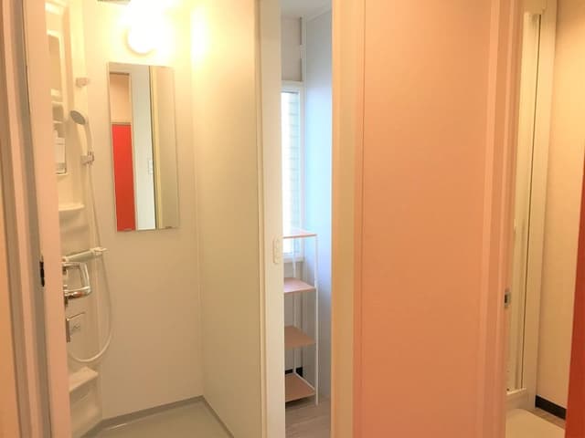 Double-size Cabin Bed Dormitory with Shared Bathroom