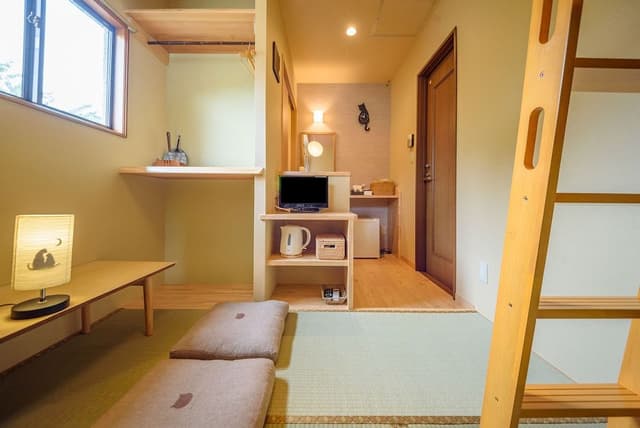 Japanese Room with 1 Loft Bed and Shared Bath (Caters to 13years old or older)