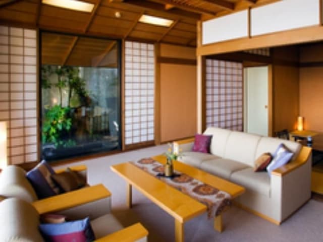 Japanese-Style Premium Room with Living Area and Open-air Bath