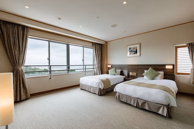 Japanese-Western Style Deluxe Room with View Bath, Non Smoking
