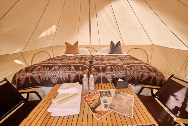 Premium Nordisk Tent 2 Beds+1Cot&Sleeping bag, Non smoking (Pet friendly)