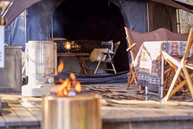 Premium Bell Tent2 3 Beds No smoking , Non smoking (Pet friendly)
