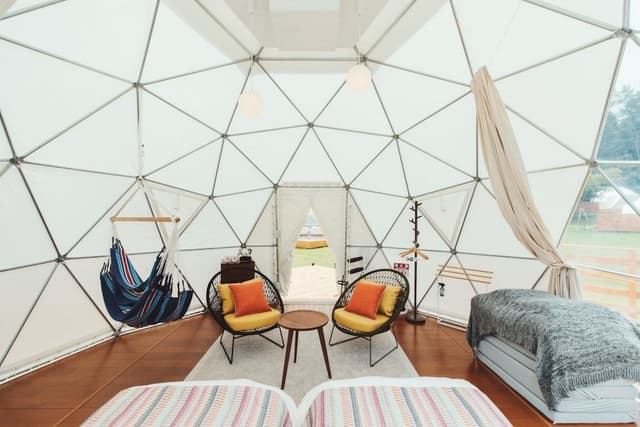 Amazing Dome type Tent, Terrace Grill