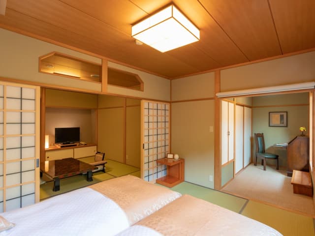 2nd Floor Japanese Style Room with Open-Air Bath, Semi Open-Air Bath and Garden