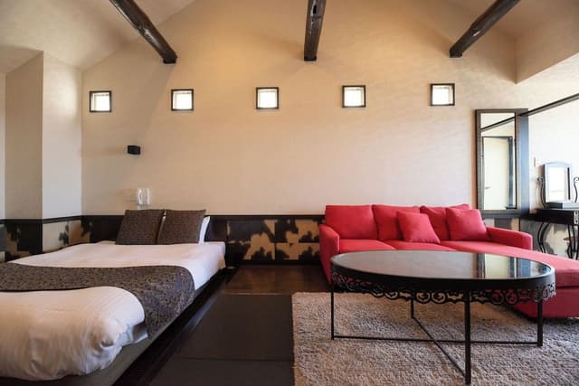 3F Corner Double Room with Hot Spring Open-Air Bath (Meal in guest room), Pet Friendly, Non Smoking