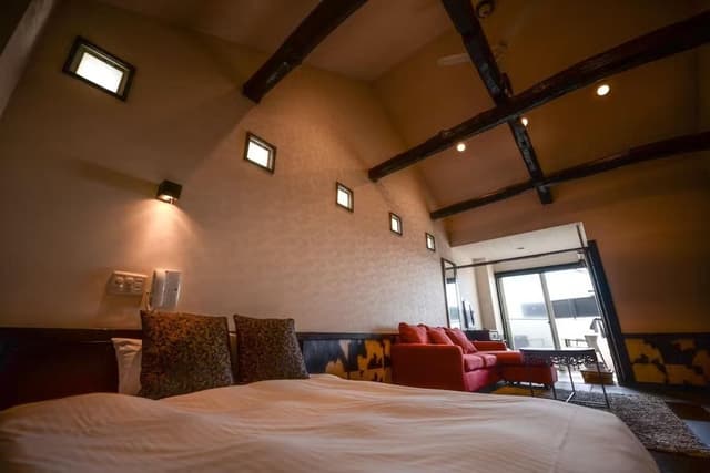 Third Floor Corner Double Guestroom with Open-Air Bath