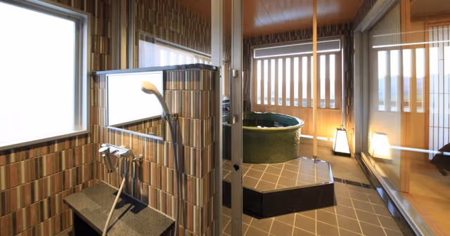 Top Floor Japanese Style Room O with 3 Beds and Open-Air Bath - Non-Smoking