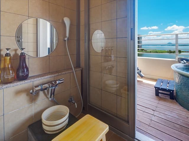 Biwa No Kaze Japanese Style Room with Private Natural Hot Spring Open-Air Bath - Non-Smoking