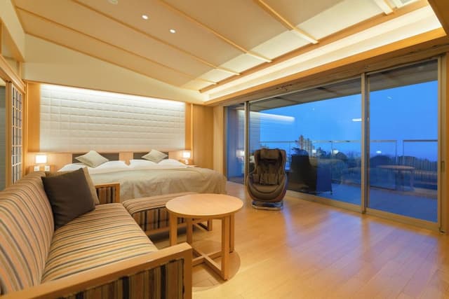 Japanese Western Style Room, Ocean view with Open-air bath (Second floor)