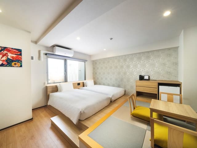 Japanese Western Style Room with Private Open-air Bath for 4 Guests, Non Smoking