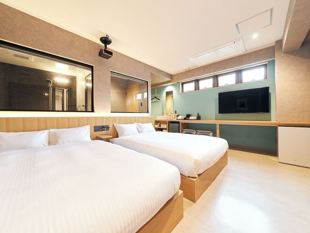 Twin Room, 2 Double Beds, Non Smoking