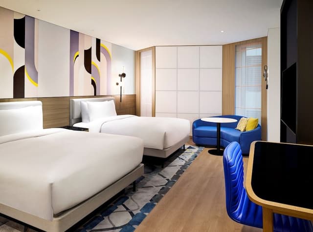 Club Room, 2 Double Beds, Non Smoking, City View (Club Lounge Access for 2 Guests)