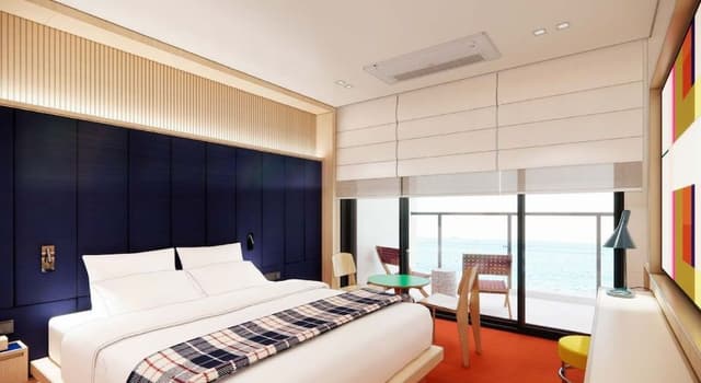 Oceanview deluxe queen terrace