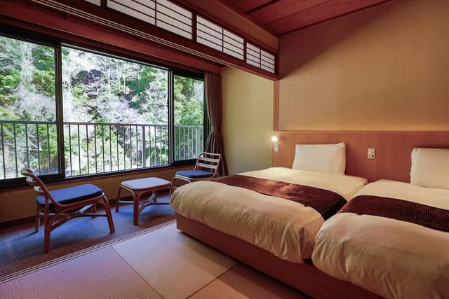 Riverview Japanese style room with low beds, Non Smoking