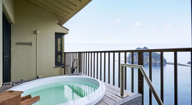 Luxury Twin Room, Ocean view (Open-air hot spring), Non Smoking