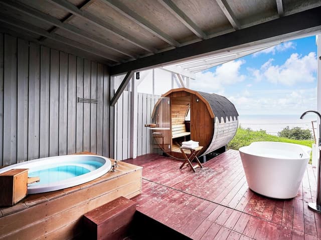 Luxury Twin Room, Ocean view (Open-air hot spring and Sauna), Non Smoking