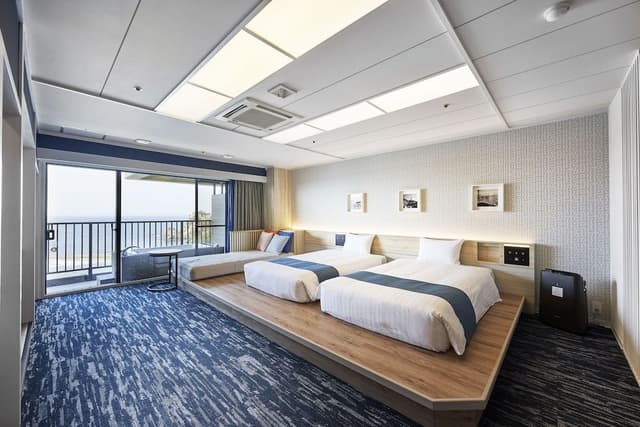 Deluxe Twin Room, Ocean view (Open-air bath) 1-4 persons, Non Smoking