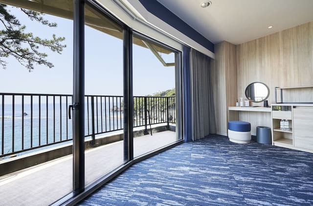 Luxury Twin Room, Ocean view (Open-air hot spring and Sauna), Non Smoking