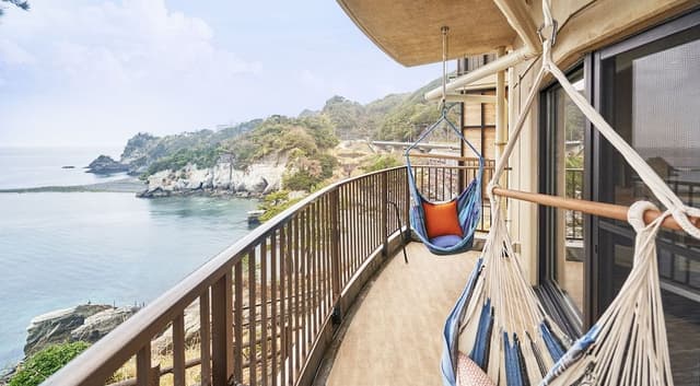 Luxury Twin Room, Ocean view (Open-air hot spring and Sauna), Non Smoking