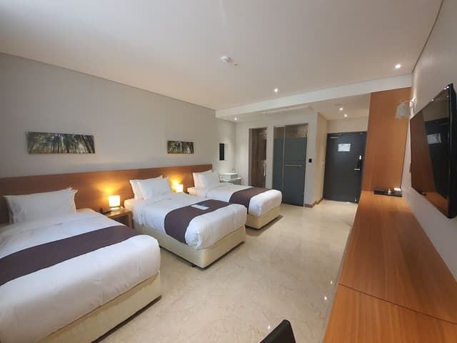 Deluxe Triple Room (more than 3 people, extra person fee 15,000KRW on the spot)