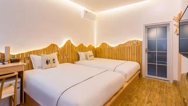 Lvyue - No. 2 Courtyard Wangyou Twin Room
