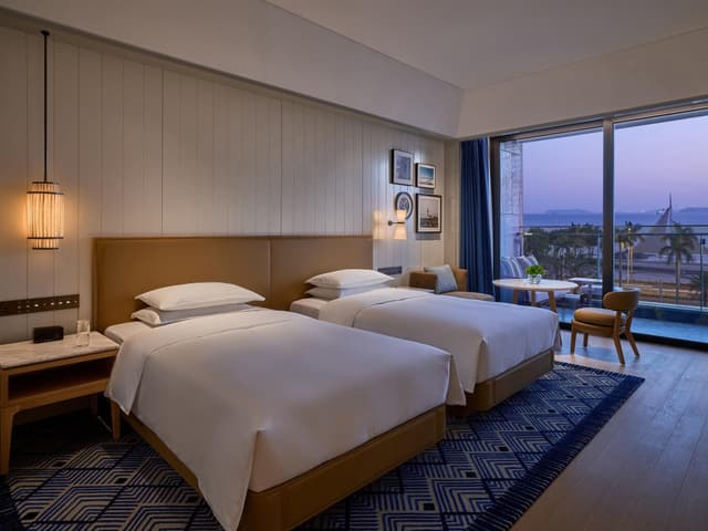 2 Twin Beds, Sea View, Balcony, Premium