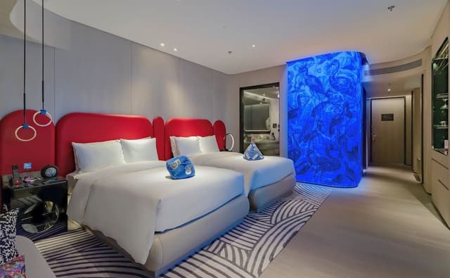 Spectacular Room, Room, 2 Double Beds, Partial Ocean View