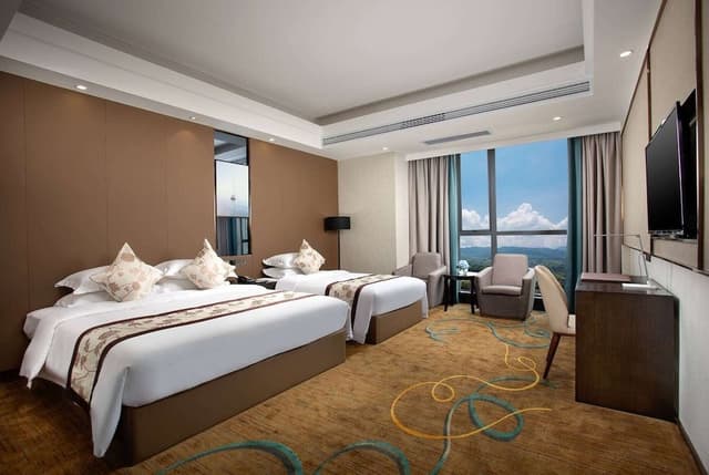 Deluxe Room, 2 Double Beds, Smoking