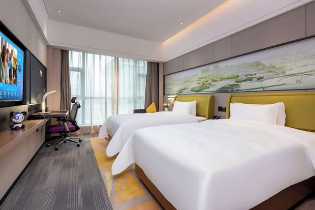 Superior Twin Room, 2 Double Beds, Private Bathroom, Courtyard View