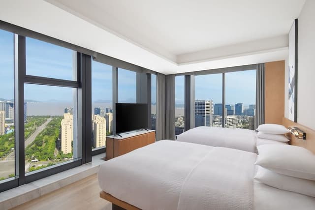 Standard Room, 2 Double Beds, City View