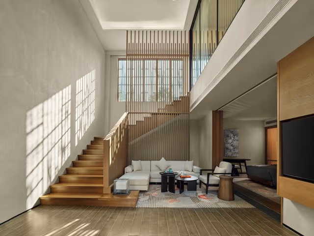 Suite, 2 Bedrooms, Courtyard Area (Loft)