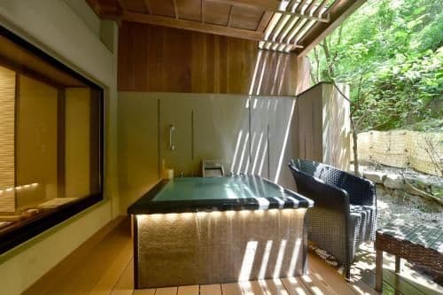 Mountain View Japanese Style Room with Terrace, Open-Air Bath and Wood Deck - 44 sqm